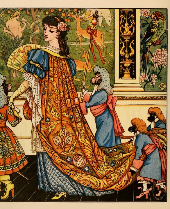 "Die Schöne und das Biest" Illustrationen von Walter Crane 1874