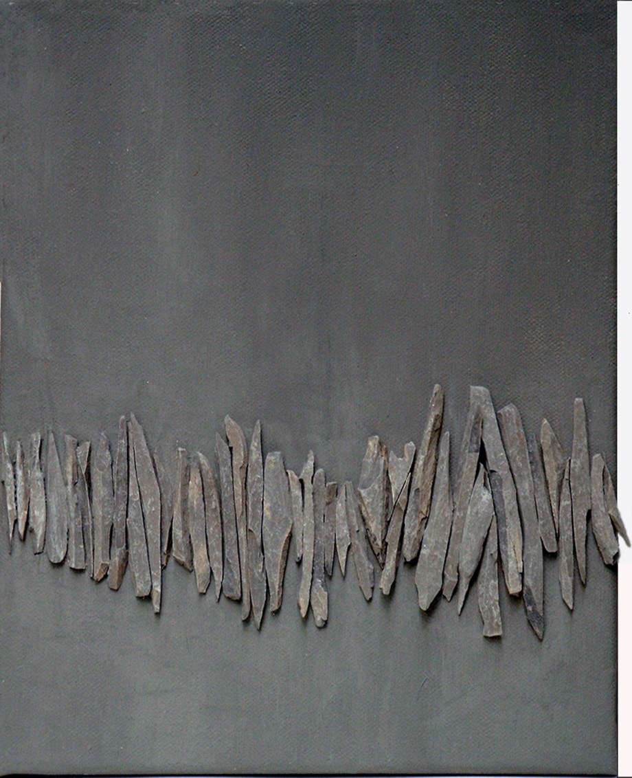 Gespräch mit dem Stein 10 -Schiefer - Hilke Knoblauch