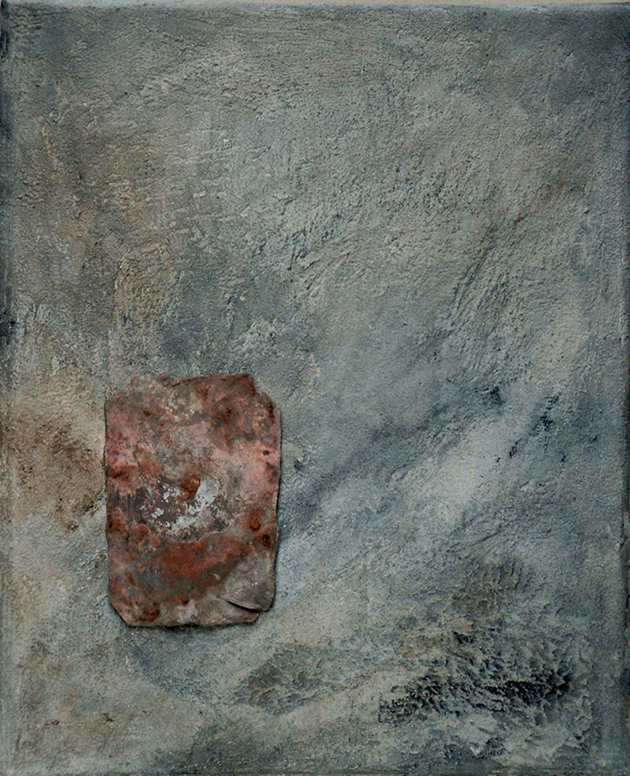 Gespräch mit dem Stein 15 - Bleiblech - Hilke Knoblauch