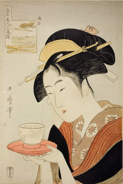 Utamaro Six Beauties b
