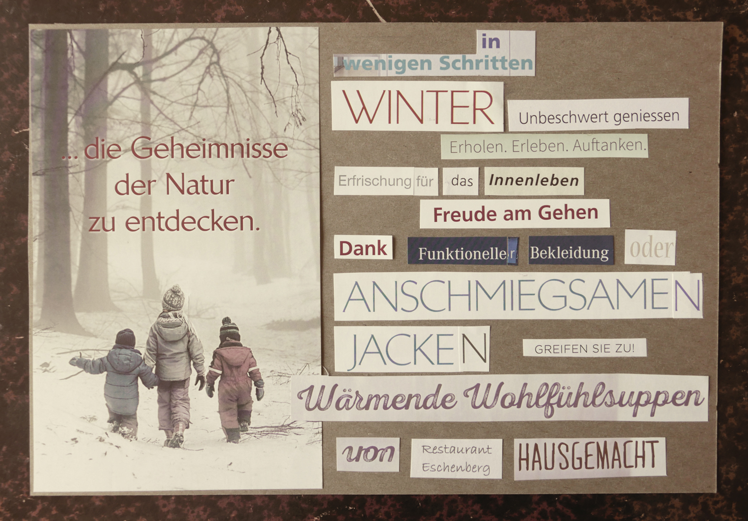 Winter Wanderung 2019 print